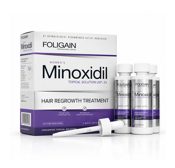 FOLIGAIN® Minoxidil 2% Hair Regrowth Treatment For Women 3 Month Supply