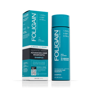 FOLIGAIN® Advanced Hair Regrowth Hair Shampoo Minoxidil 2% + TRIOXIDIL® 2% - FOLIGAIN EUROPE