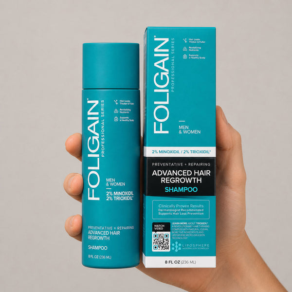FOLIGAIN® Advanced Hair Regrowth Hair Shampoo Minoxidil 2% + TRIOXIDIL® 2% - FOLIGAIN EUROPE