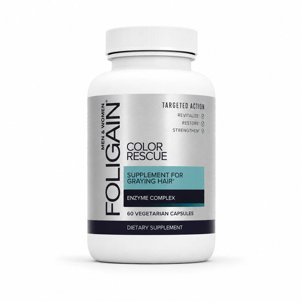 FOLIGAIN® Color Rescue Supplement For Graying Hair - FOLIGAIN EUROPE