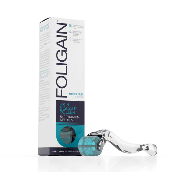 FOLIGAIN® Hair & Scalp Roller 0.25 Titanium Needles - FOLIGAIN EUROPE