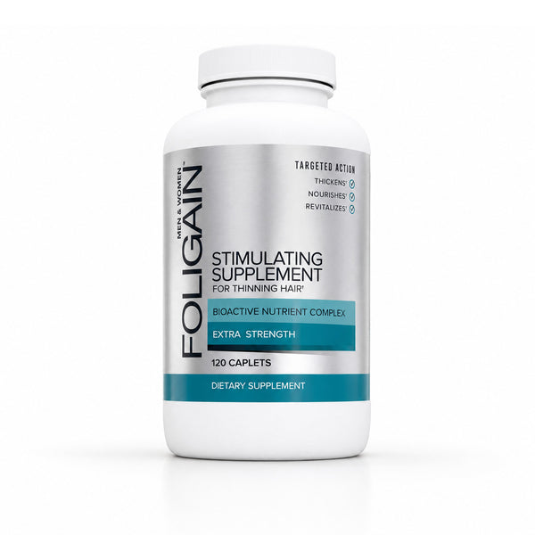 FOLIGAIN® Stimulating Supplement For Thinning Hair 120 Caplets - FOLIGAIN EUROPE