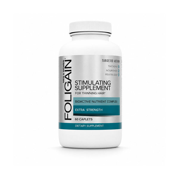 FOLIGAIN® Stimulating Supplement For Thinning Hair 60 Caplets - FOLIGAIN EUROPE