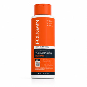 FOLIGAIN® Triple Action Shampoo For Thinning Hair For Men with 2% TRIOXIDIL® 473ml - FOLIGAIN EUROPE