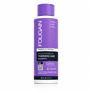 FOLIGAIN® Triple Action Shampoo For Thinning Hair For Women with 2% TRIOXIDIL® 473ml - FOLIGAIN EUROPE