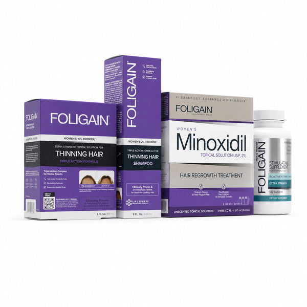 FOLIGAIN® Women's Hair Regrowth Kit - FOLIGAIN EUROPE
