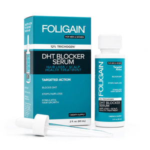 FOLIGAIN® Hair Regrowth DHT Blocker Serum with 12% TRICHOGEN® - FOLIGAIN EUROPE
