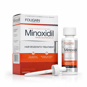 FOLIGAIN® Minoxidil 5% Hair Regrowth Treatment For Men One Month Supply - FOLIGAIN EUROPE